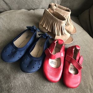 Old Soles , Baby Gap flats , and sandals